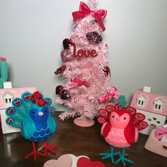 Target Other - Target Spritz 2020 Peabo & Preener Peacocks Valentine’s Day Birds - Set of 2